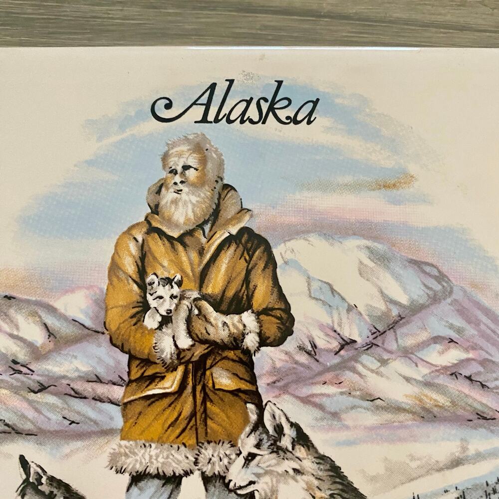 Collectors Ceramic Tile Trivet Artist Doug Lindstrand Wildlife Alaska 6"x6" - Picture 4 of 7